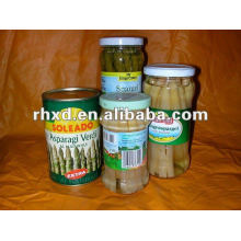 espargos enlatados em latas / conservas de legumes